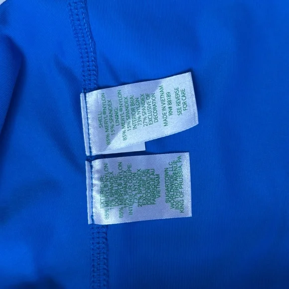 Lilly Pulitzer Luxletic UPF 50 Pilar Bra tank in Blue Size M - Picture 11 of 11